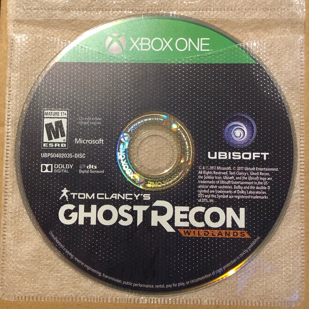 Tom Clancy's Ghost Recon Wildlands for Xbox One - Disc Only